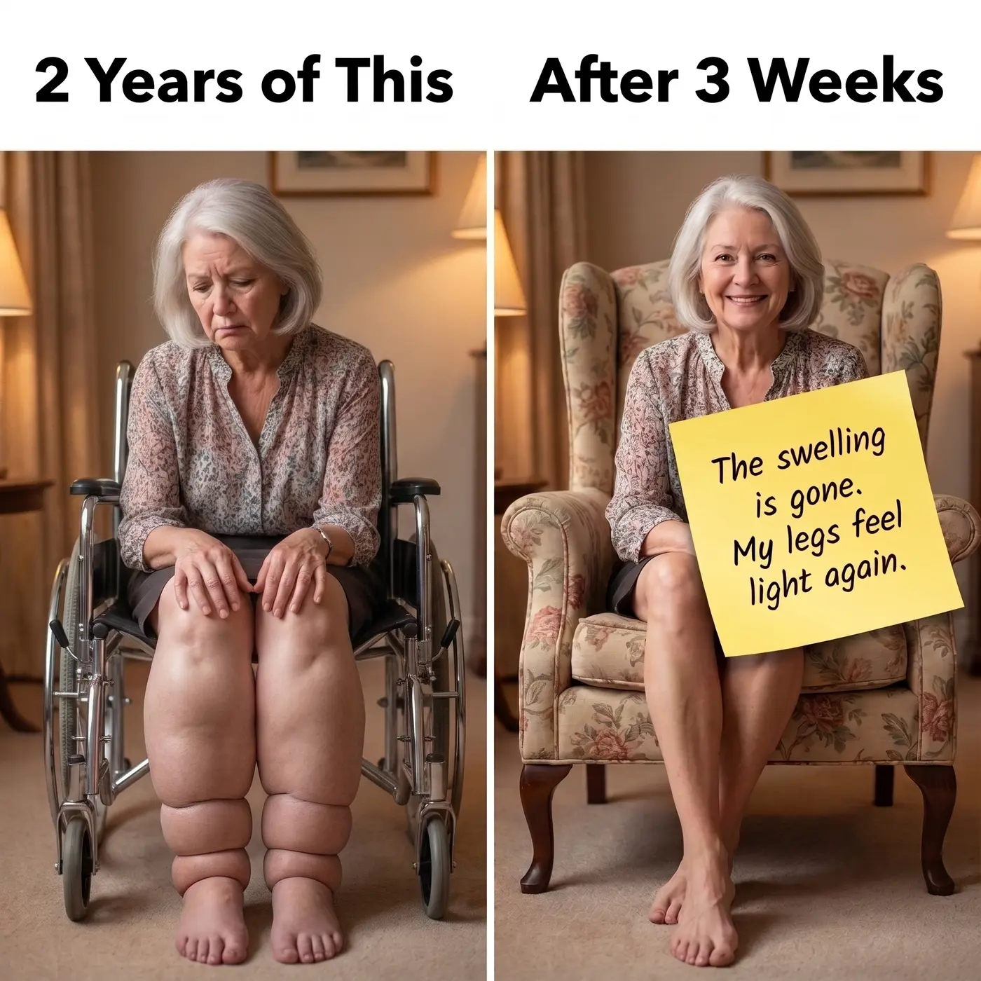 Illustrated comparison of a seated figure showing lower body proportion over an extended period
